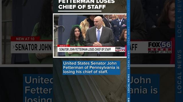 Senator fetterman loses chief of staff Senator fetterman loses chief of staff
