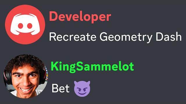 These developers challenged me to make geometry dash These developers challenged me to make geometry dash