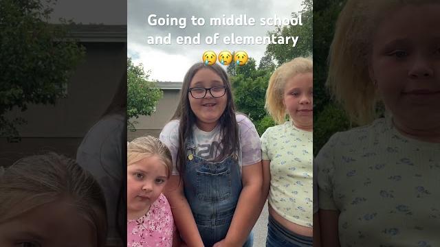 Going to middle school.... Going to middle school....