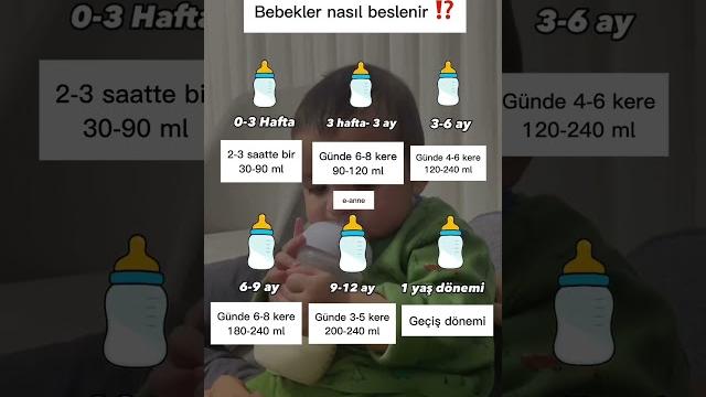 Bebeklerin 1 yaşına kadar emzirme programı Bebeklerin 1 yaşına kadar emzirme programı