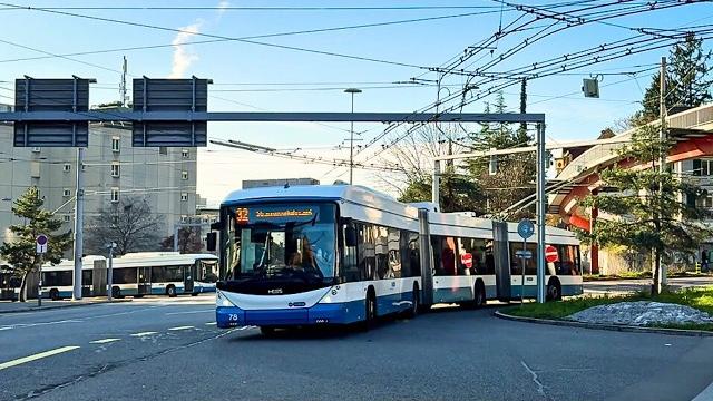 Trolleybuses in zurich, switzerland | 2024 Trolleybuses in zurich, switzerland | 2024