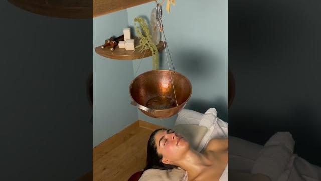 Shirodara meditative treatment by #jadeywadey180 Shirodara meditative treatment by #jadeywadey180