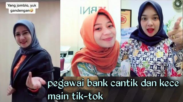 Tik tok cantik pegawai bank Tik tok cantik pegawai bank