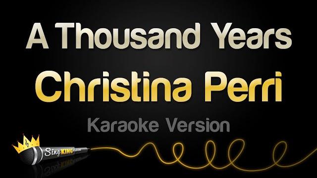 Christina perri - a thousand years (karaoke version) Christina perri - a thousand years (karaoke version)
