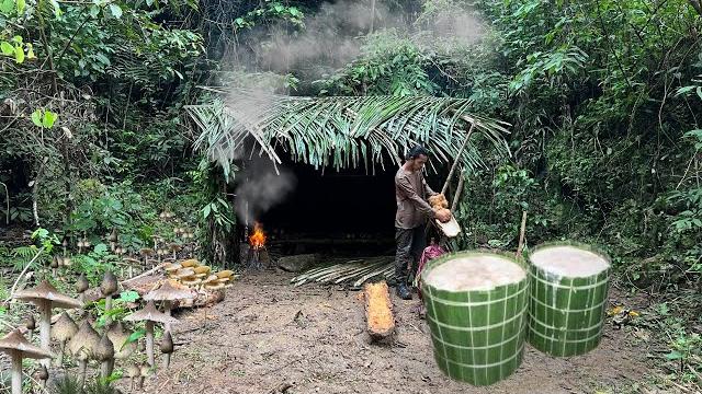 Bertahan hidup selama 100 hari di dalam hutan membuat sagu dan mengolah jamur langka. Bertahan hidup selama 100 hari di dalam hutan membuat sagu dan mengolah jamur langka.