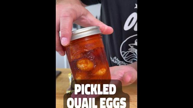 Flavor packed pickled quail eggs! Flavor packed pickled quail eggs!