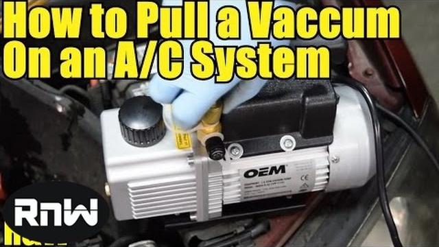 How to pull a vacuum on an ac system - step by step How to pull a vacuum on an ac system - step by step