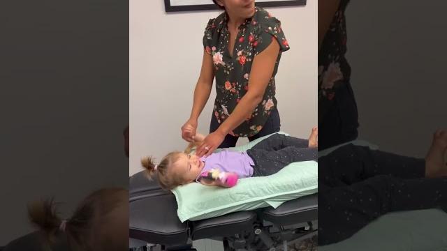 Part two of her adjustment, checking her shoulders #chiropractic #chiropractor #chiro #pediatrics Part two of her adjustment, checking her shoulders #chiropractic #chiropractor #chiro #pediatrics