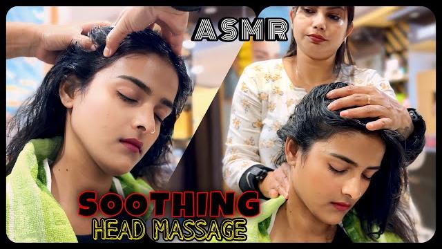 Asmr sleep massage | riyana getting soothing head massage & she is feeling very relaxed | no talking Asmr sleep massage | riyana getting soothing head massage & she is feeling very relaxed | no talking