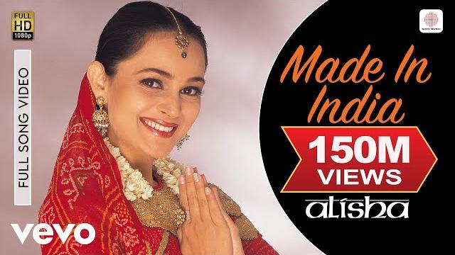 Made in india - alisha chinai | official video | biddu | shyam anuragi Made in india - alisha chinai | official video | biddu | shyam anuragi