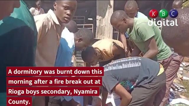 Riooga school dormitory fire Riooga school dormitory fire