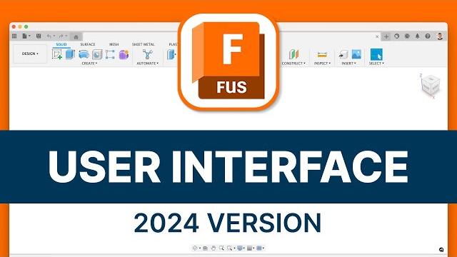 Fusion 360 user interface tutorial | 2024 interface Fusion 360 user interface tutorial | 2024 interface