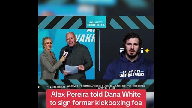 Pereira told dana to sign vakhitov #dwcs Pereira told dana to sign vakhitov #dwcs