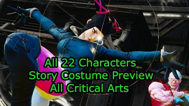 Street fighter v - all critical arts (season 1 dlc characters included/story costumes preview) Street fighter v - all critical arts (season 1 dlc characters included/story costumes preview)