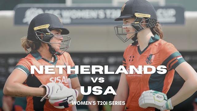 Netherlands v united states of america women's t20i match 4 Netherlands v united states of america women's t20i match 4