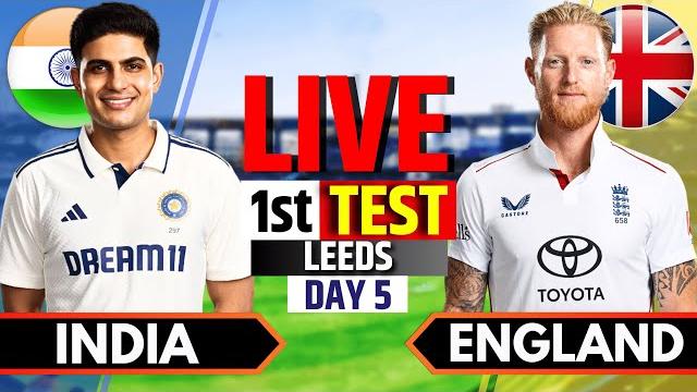 India vs england, 1st test, day 5 | live cricket match today | ind vs eng live match today India vs england, 1st test, day 5 | live cricket match today | ind vs eng live match today