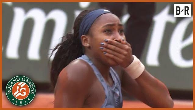 The moment coco gauff won her first roland-garros final The moment coco gauff won her first roland-garros final