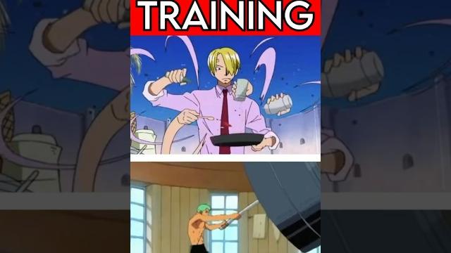 Zoro vs sanji training techniques | one piece Zoro vs sanji training techniques | one piece