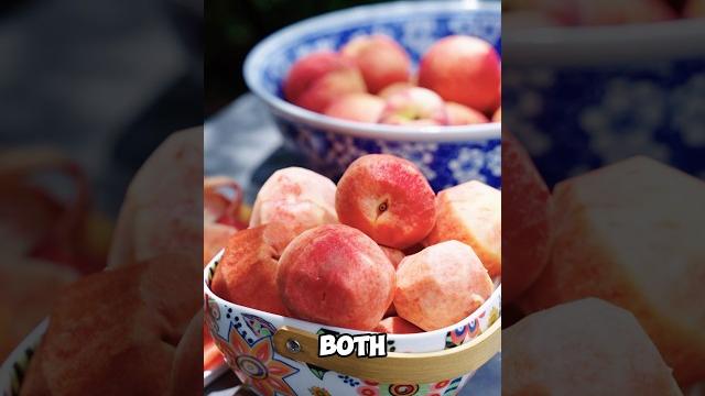 Peaches processed in strange way Peaches processed in strange way