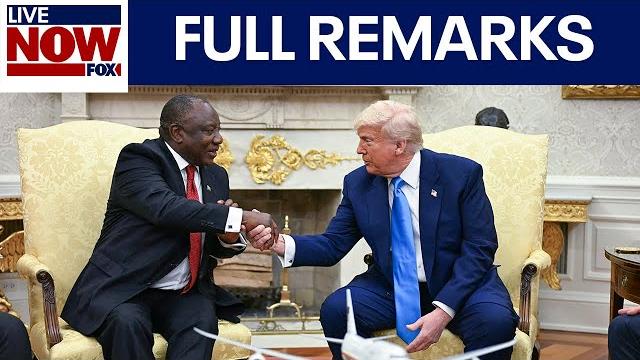 Tense meeting between trump and south african president ramaphosa, "genocide" accusations Tense meeting between trump and south african president ramaphosa, "genocide" accusations