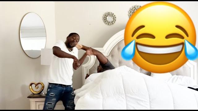 Frightened my wife out her sleep to get her reaction Frightened my wife out her sleep to get her reaction