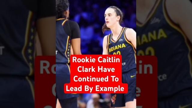 Rookie caitlin clark alongside veterans kelsey & aliyah boston have continued to lead by example Rookie caitlin clark alongside veterans kelsey & aliyah boston have continued to lead by example
