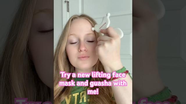 Try the meditherapy tension up mask & lif me guasha with me! #selfcare #snatched #liftingfacial Try the meditherapy tension up mask & lif me guasha with me! #selfcare #snatched #liftingfacial