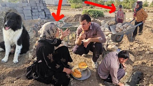 The first day of construction and the stepfather's fight with shokoofeh's child! family disputes The first day of construction and the stepfather's fight with shokoofeh's child! family disputes