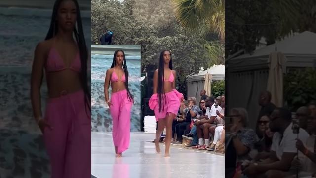 P diddy twins jessie & d’lila combs walks liberty & justice fashion show during miami swim week P diddy twins jessie & d’lila combs walks liberty & justice fashion show during miami swim week