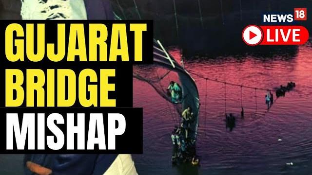 Gujarat bridge collapse live | suspension bridge collapses in morbi, several injured | english news Gujarat bridge collapse live | suspension bridge collapses in morbi, several injured | english news