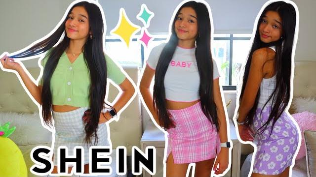 Shein clothing haul and try on for teens 2020 Shein clothing haul and try on for teens 2020