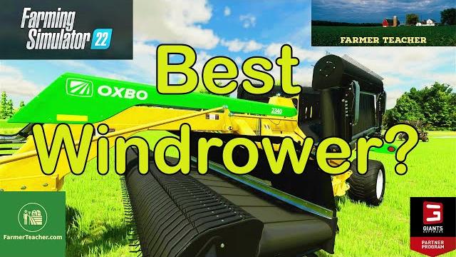 Unveiling the best fs22 windrower: oxbow 2340! Unveiling the best fs22 windrower: oxbow 2340!