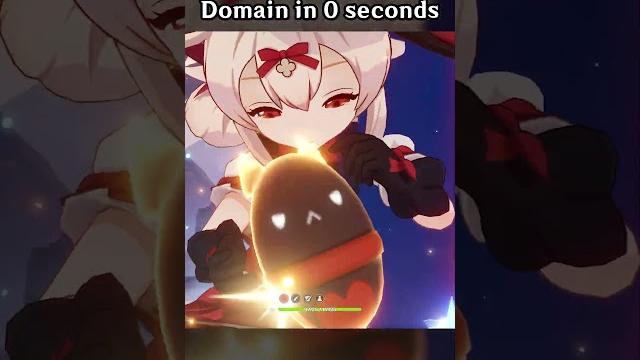 Klee clears dendro domain in 0 seconds Klee clears dendro domain in 0 seconds
