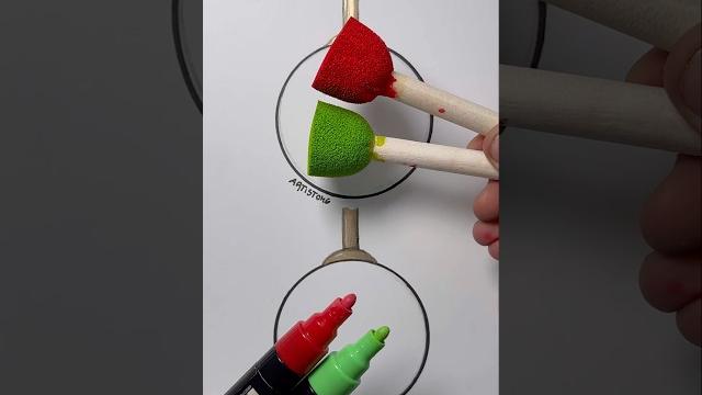Christmas balls with creative art techniques! || what’s your fav?! #art #christmas #shorts Christmas balls with creative art techniques! || what’s your fav?! #art #christmas #shorts