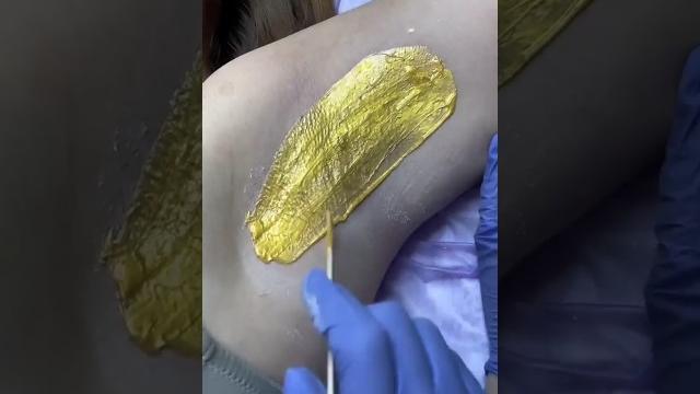 Armpit waxing with @baby.depil Armpit waxing with @baby.depil