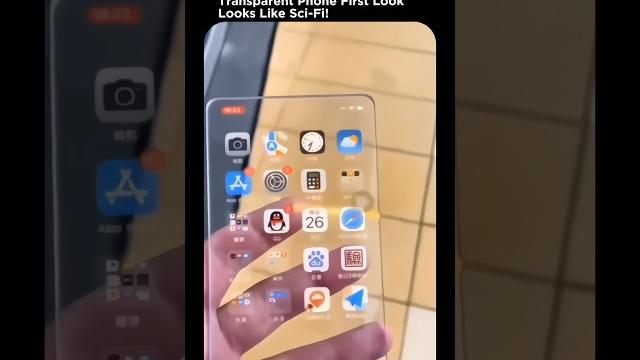 Transparent phone hands-on – the future is here! Transparent phone hands-on – the future is here!