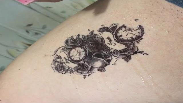 Temporary tattoo!!! music butterfly Temporary tattoo!!! music butterfly