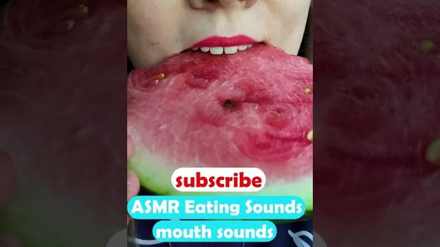 Asmr warermellon eating sounds Asmr warermellon eating sounds