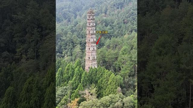 浙江国清寺“隋塔”,始建于公元598年,九级六面式结构,屹立千年不倒! #travel 浙江国清寺“隋塔”,始建于公元598年,九级六面式结构,屹立千年不倒! #travel