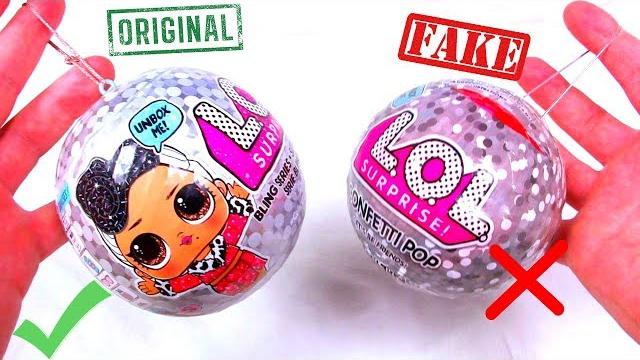 Оригинал lol surprise bling series vs подделка series 5 big распаковка шар лол blind bags fake Оригинал lol surprise bling series vs подделка series 5 big распаковка шар лол blind bags fake