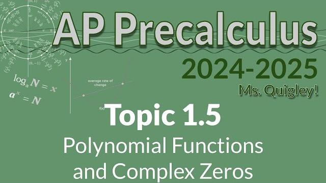 Appc 1.5 polyn. and complex zeros Appc 1.5 polyn. and complex zeros