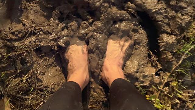 Barefoot in mud again Barefoot in mud again