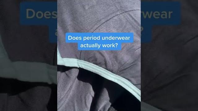 Does period underwear actually work? Does period underwear actually work?
