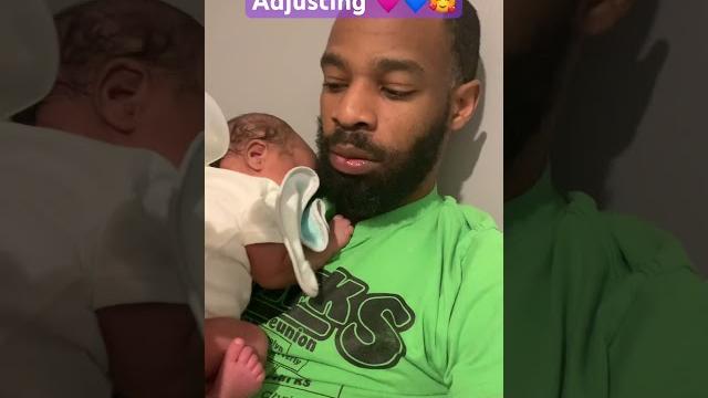 New twin dad adjusting 🩷 New twin dad adjusting 🩷