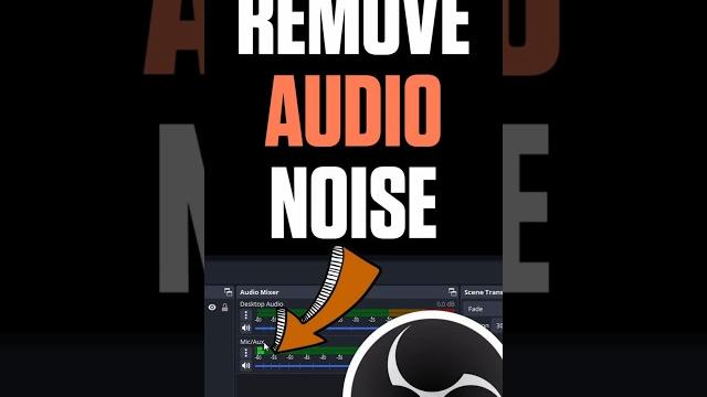 How to remove audio background noise in obs studio How to remove audio background noise in obs studio