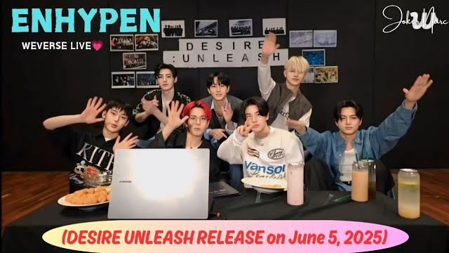 (all sub) enhypen weverse live (05.21.25) desire unleash!!! #weverselive #weverse #enhypen (all sub) enhypen weverse live (05.21.25) desire unleash!!! #weverselive #weverse #enhypen