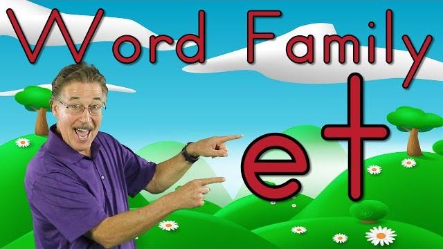 Word family -et | phonics song for kids | jack hartmann Word family -et | phonics song for kids | jack hartmann