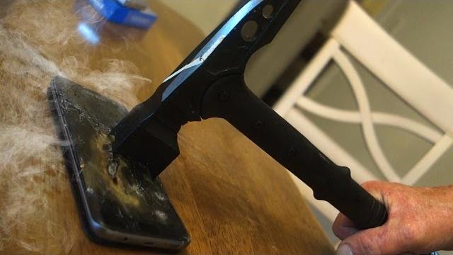 Angry grandpa destroys samsung galaxy s7 edge!! Angry grandpa destroys samsung galaxy s7 edge!!