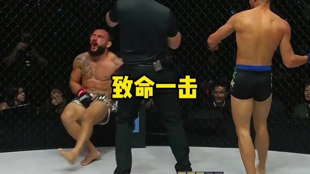 格斗史上最严重的击裆之一,护具直接干碎 格斗史上最严重的击裆之一,护具直接干碎