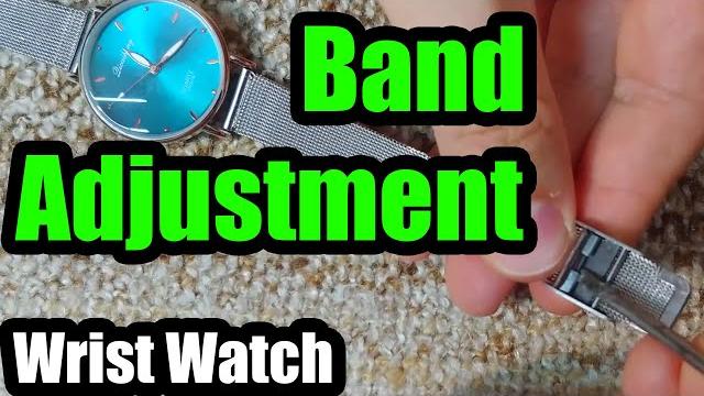How to adjust metal wrist watch band (basic tutorial) How to adjust metal wrist watch band (basic tutorial)